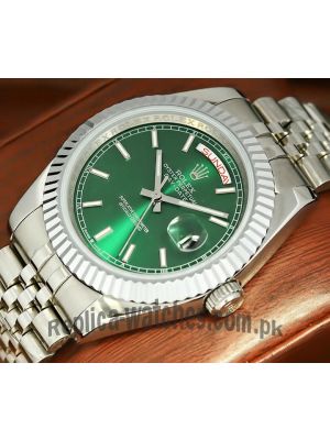 Rolex Day-Date Green Dial Watch  (2021) Price in Pakistan