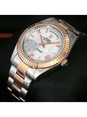 Rolex Day-Date Two Tone Swiss Watch Price in Pakistan