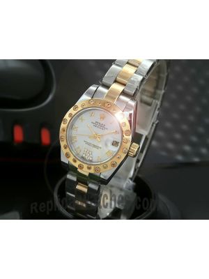 Rolex Lady Datejust Two Tone Diamind Watch Price in Pakistan