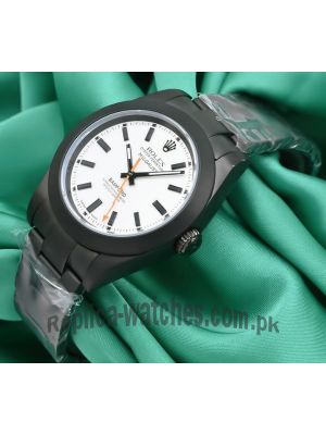 Rolex Milgauss Black PVD with White Dial Watch Price in Pakistan