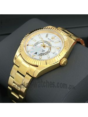 Rolex Sky-Dweller Yellow Gold Swiss Watch Price in Pakistan