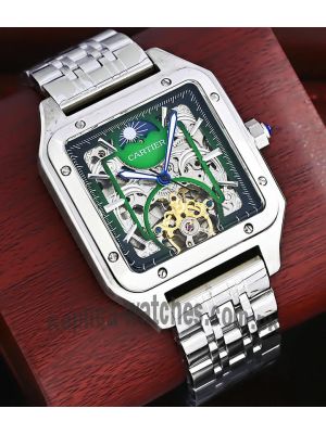 Santos de Cartier Skeleton Dial Watch Price in Pakistan