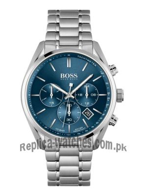 Hugo Boss Mens Chronograph Champion Blue Dial 44mm Watch Price in Pakistan