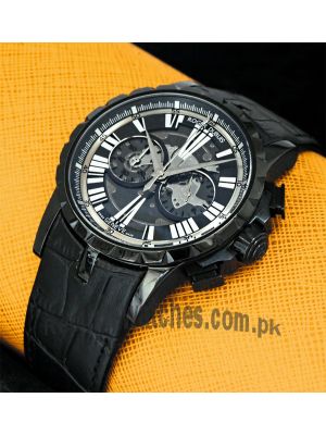 Roger Dubuis Excalibur Chronograph Black Watch Price in Pakistan
