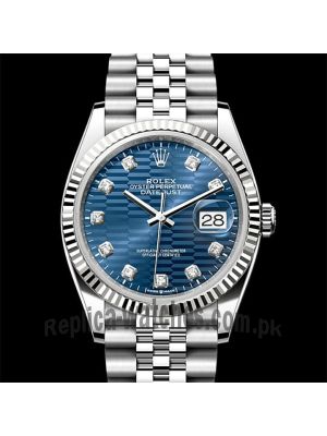 Rolex Datejust 40 Blue Fluted Motif Dial Watch Price in Pakistan