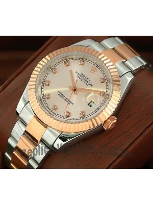 Rolex Datejust Sundust Dial Rose Gold & Stainless Steel Watch Price in Pakistan