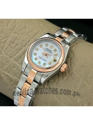 Rolex Lady Datejust Mother of Pearl Diamond Dial Watch Price in Pakistan
