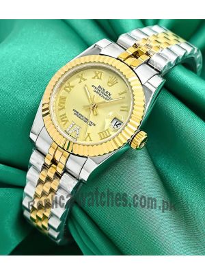 Rolex Lady Datejust Champagne Dial Watch Price in Pakistan