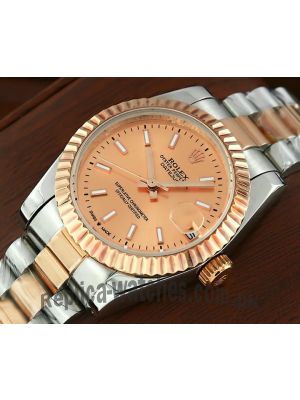 Rolex Lady DateJust Rose Gold Dial Watch Price in Pakistan