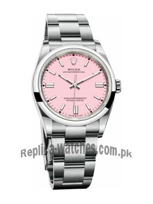 Rolex Oyster Perpetual Pink Dial Watch Price in Pakistan