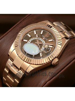 Rolex Sky Dweller Rose Gold Men's Watch Price in Pakistan