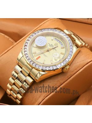 Rolex Yellow Gold Day-Date II Swiss Watch Price in Pakistan