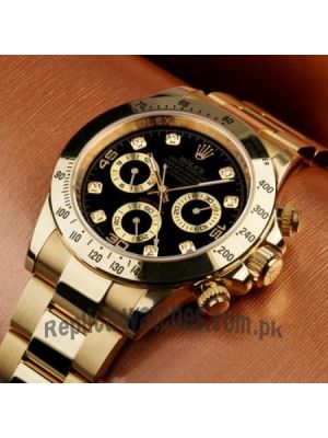 Rolex Cosmograph Daytona Black Dial Watch Price in Pakistan