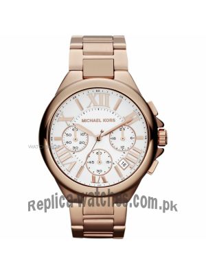 MICHAEL KORS  Oversized Bradshaw Rose Gold-Tone Watch Price in Pakistan