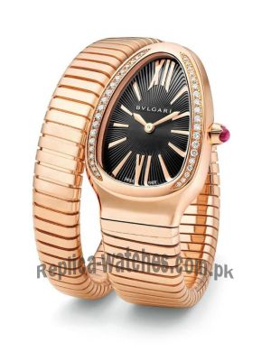 Bvlgari Serpenti Single Coil Diamond Bezel Watch Price in Pakistan