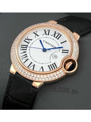 Cartier Ballon Bleu Unisex Diamond Watch  Price in Pakistan