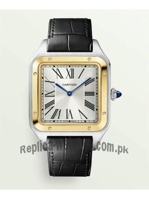 Cartier Santos Dumont Two Tone Ladies Watch