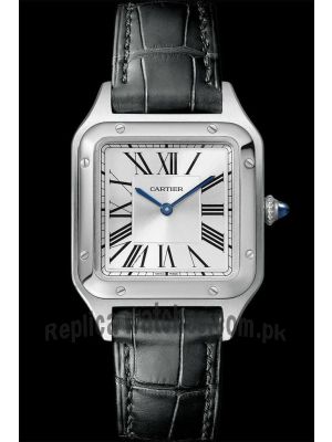 Cartier Santos Dumont Silver Dial Watch