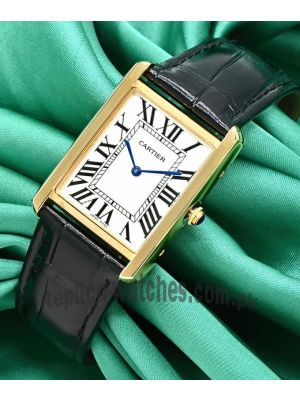 Cartier Tank Solo Leather Straps Womens Watch Price in Pakistan