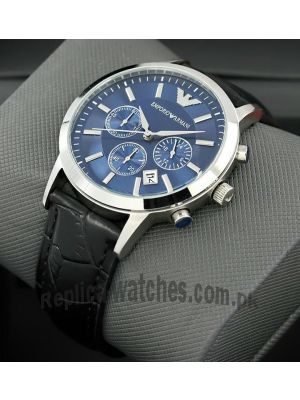 Emporio Armani Blue Dial Men Wrist Watch Price in Pakistan