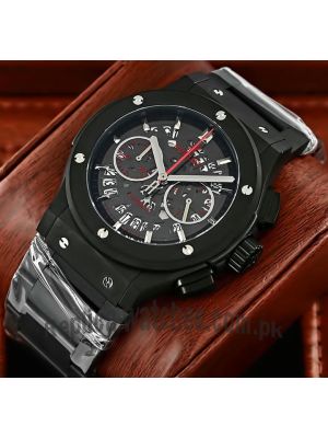 Hublot Classic Fusion Skeleton Dial Black Watch Price in Pakistan