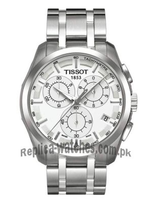 Tissot Couturier Chronograph White Dial Men Watch  Price in Pakistan