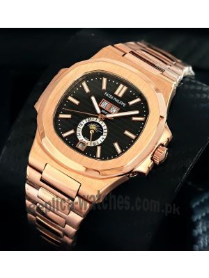 Patek Philippe Nautilus Rose Gold DayDate Watch Price in Pakistan