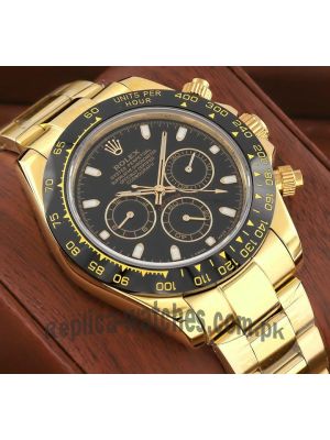 Rolex Cosmograph Daytona Black Dial Watch Price in Pakistan