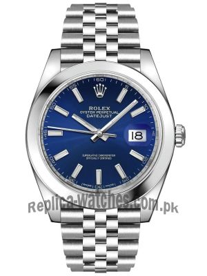 Rolex Datejust 41 Blue Dial Steel Men's Watch Price in Pakistan