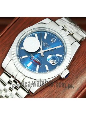 Rolex Datejust Blue Dial Watch  (2021) Price in Pakistan