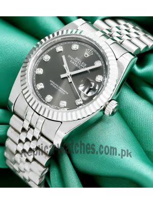 Rolex Datejust Dark Rhodium Grey Dial Watch Price in Pakistan