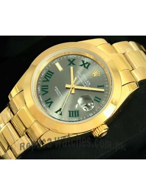 Rolex Datejust Gold Gray Dial Watch 2021  Price in Pakistan