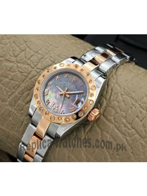 Rolex Datejust Mother of Pearl Dial Two Tone Watch Price in Pakistan