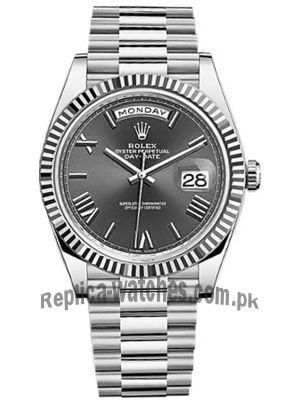 Rolex Day-Date 40 Dark Rhodium Dial Watch Price in Pakistan