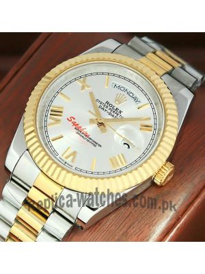 Rolex Day-Date II Two Tone Silver Dial Watch 2021 Price in Pakistan