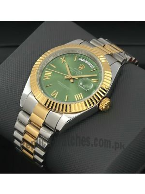 Rolex Datejust Blue Diamond Dial Two Tone Watch Price in Pakistan
