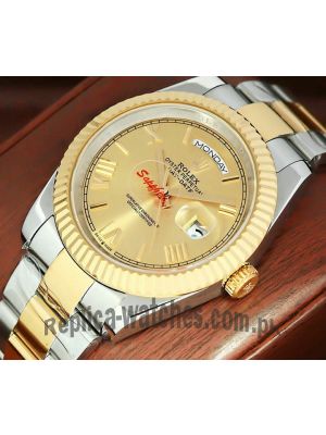 Rolex Day-Date  Roman Dial Two Tone Watch 2021 Price in Pakistan