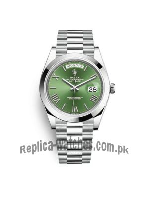 Rolex Day Date Green Dial Watch Price in Pakistan