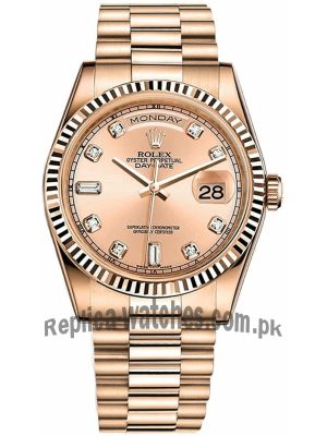 Rolex Day Date President Rose Gold Watch Price in Pakistan