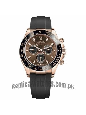 Rolex Cosmograph Daytona Everose Gold Oysterflex Watch Price in Pakistan