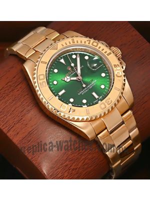 Rolex Yacht-Master Rose Gold Green Dial Watch Price in Pakistan