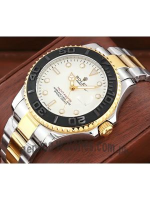 Rolex Yacht-Master White Dial Two Tone Watch  Price in Pakistan
