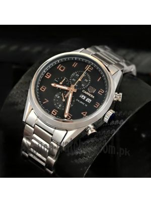 Tag Heuer Carrera Calibre 16 Black Dial Watch Price in Pakistan