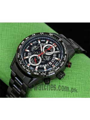 Tag Heuer Carrera Heuer 01 Baselworld 2015 Black Stainless Steel Watch Price in Pakistan