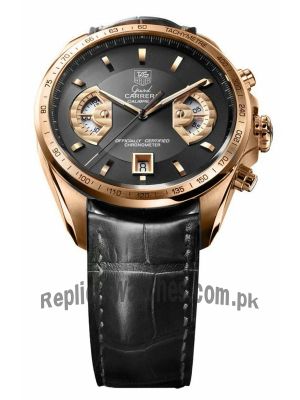 Tag Heuer Grand Carrera Cal 17 RoseGold  watch Price in Pakistan