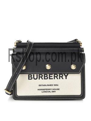 Burberry  Mini Horseferry Print Title Bag with Pocket Detail Handbag  ( High Quality ) Price in Pakistan