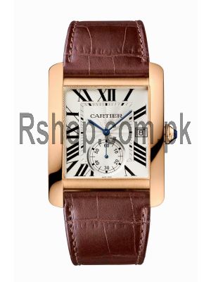 Cartier MC Tank Brown Strap Swiss Quality Watch Price in Pakistan