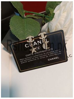 Chanel Crystal CC Star Moon Earrings Price in Pakistan
