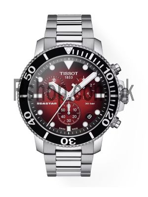 Tissot T1204171142100 Seastar 1000 Chronograph Red Dial Watch Price in Pakistan