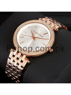 Michael Kors Darci Women's Rose Gold Tone Watch Price in Pakistan